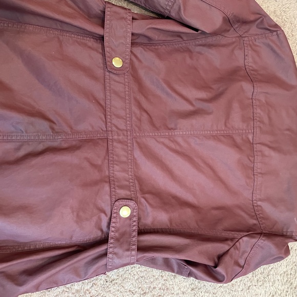 JCrew Downtown Field Jacket Maroon - Picture 5 of 7